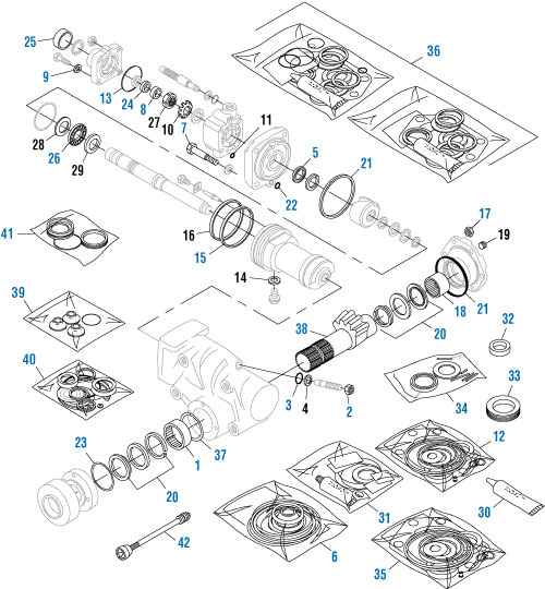 Steering Kit for Sheppard M100. PAI # 496011 Ref
